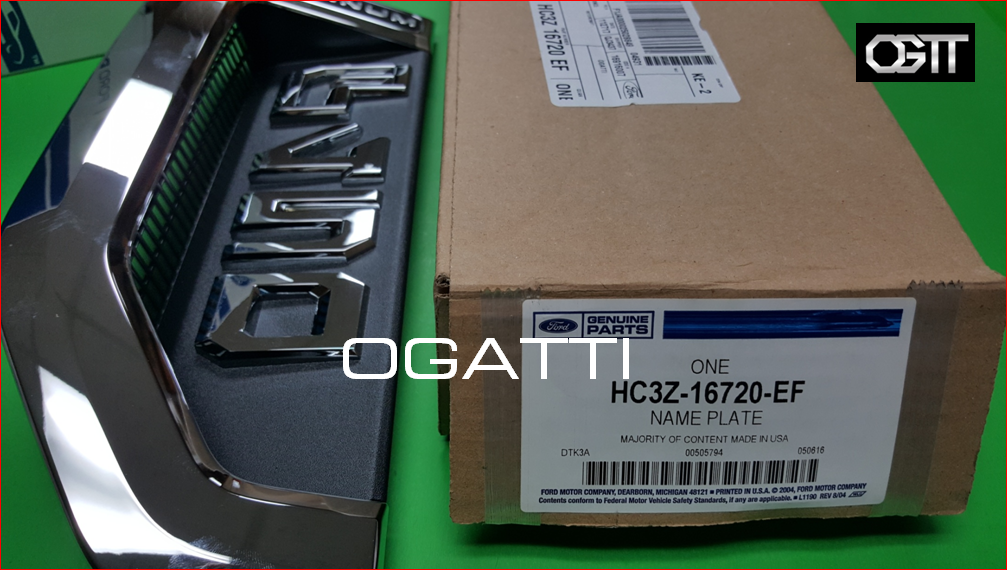 BRAND NEW OEM NAMEPLATE FOR FENDER F450 PLATINUM VERSION LH Driver Side 2016-2017 HC3Z-16720-EF