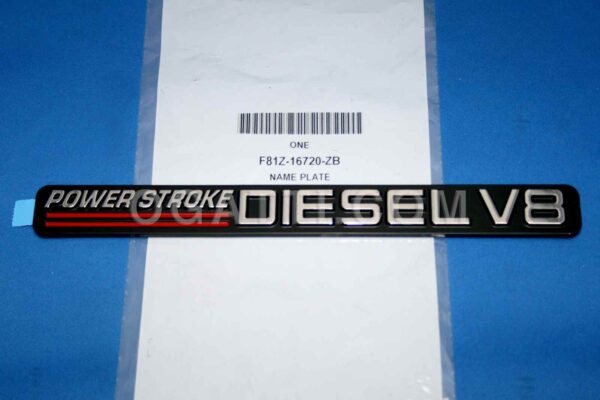 BRAND NEW OEM NAMEPLATE FOR DOOR POWER STROKE DIESEL V8 1999-2004 F81Z-16720-ZB PASSENGER SIDE  OR DRIVER SIDE