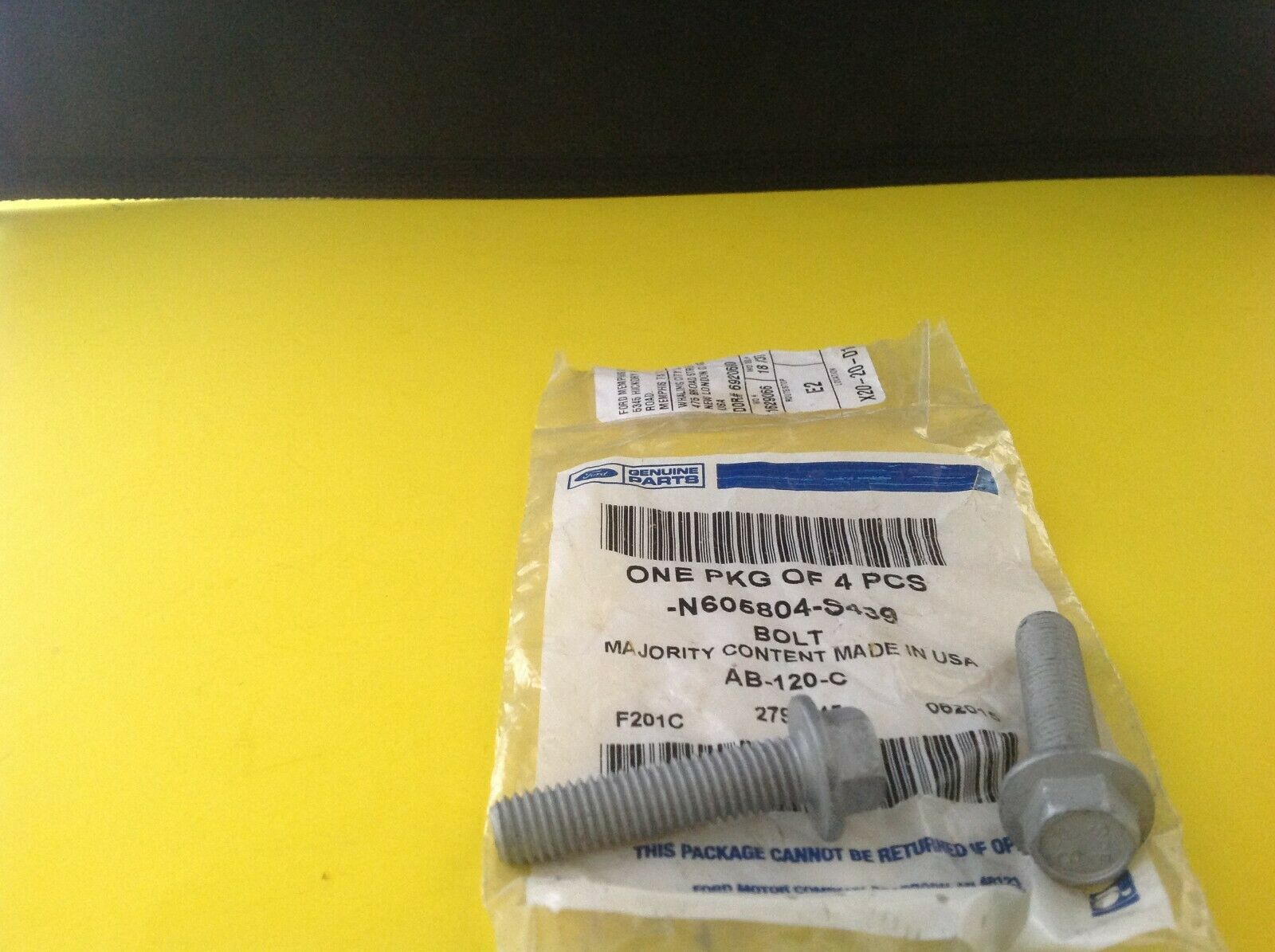 Brand New OEM BOLT N605804-S439 |0-CN6058| - Imagen 2