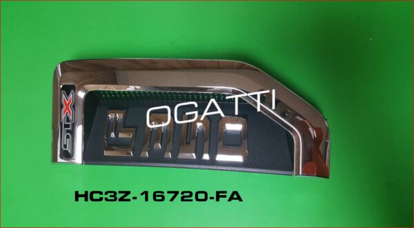 BRAND NEW OEM NAMEPLATE FOR FENDER F-350 STX VERSION 2016-2022 PASSENGER SIDE RH HC3Z-16720-FA