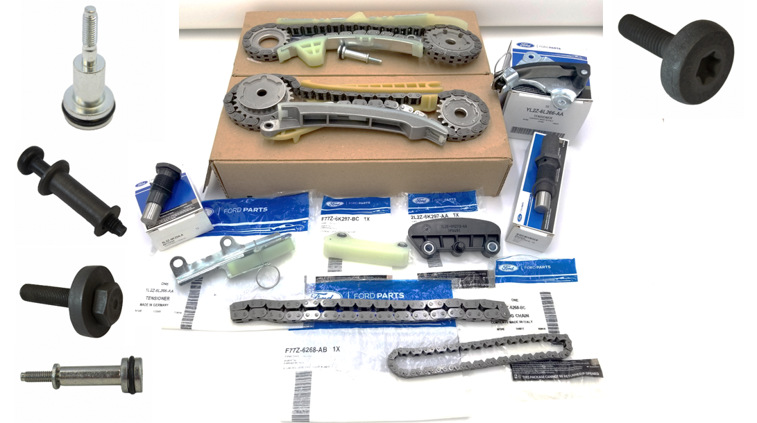 Brand New OEM Timing Chain 4.0L, 15 Pieces Engine Repair Kit (OG-60-4.0L-15-2) - Imagen 4