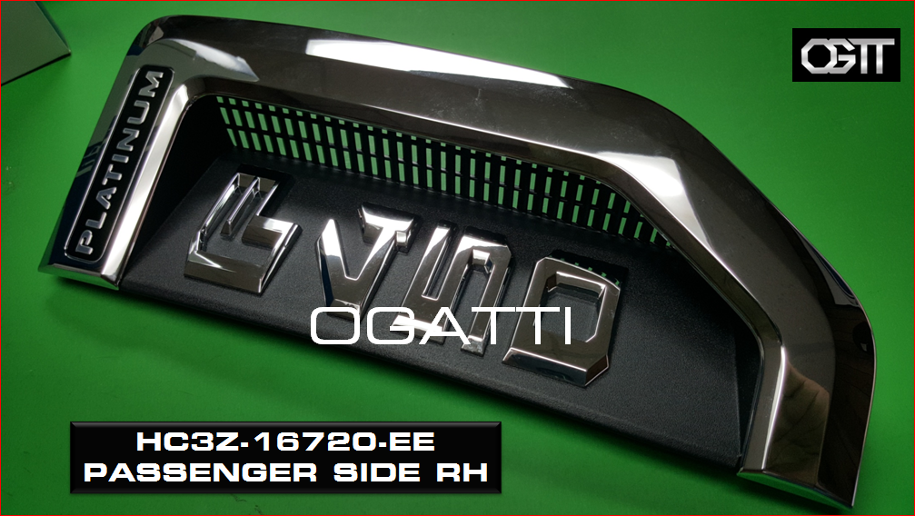 BRAND NEW OEM NAMEPLATE FOR FENDER F450 PLATINUM VERSION 2016-2017 HC3Z-16720-EE - Imagen 3