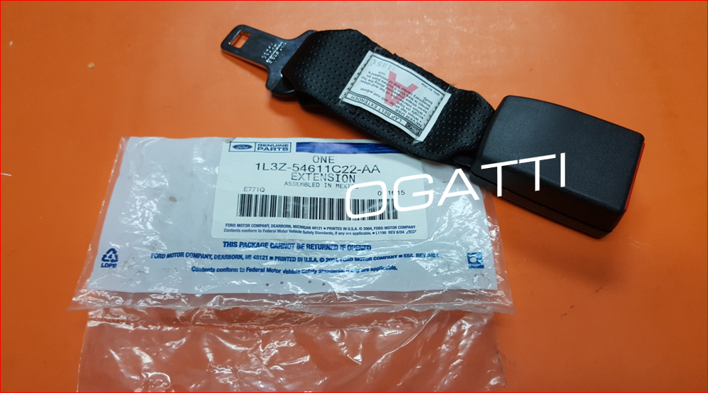 OEM F MULTIPLE Seat Belt Extension Extender 2001- Crown Victoria, Expedition, F-150 1L3Z-54611C22-AA - Imagen 2