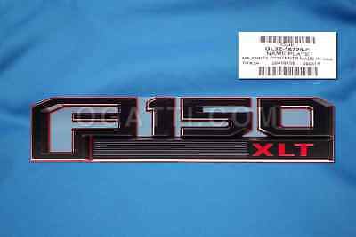 BRAND NEW OEM FENDER EMBLEM 2015-2017 FORD F150 XLT RED PASSENGER SIDE GL3Z-16720-C