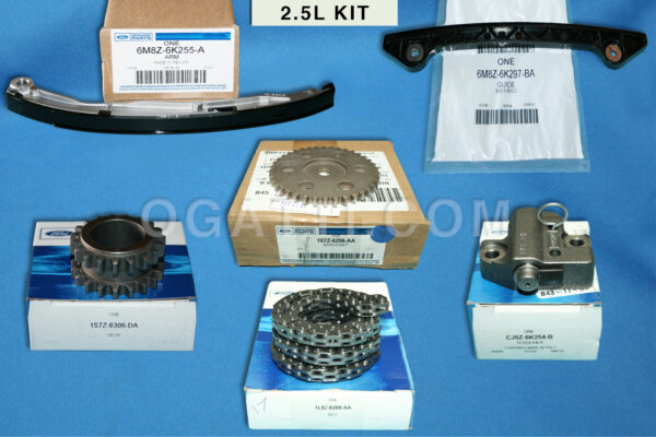 Brand New OEM Timing Chain Kit 2.5L 16V DOHC EFI, 6 Pieces, Engine Repair Kit (OG-60-2.5L-6-1)