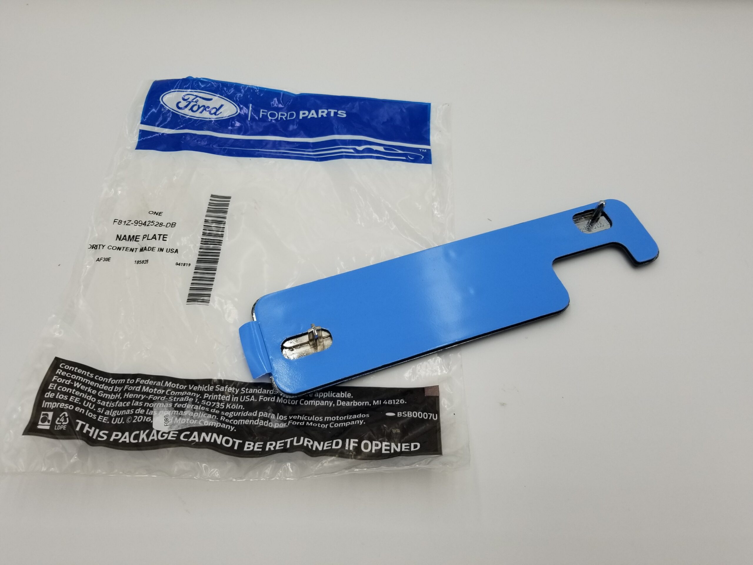 BRAND NEW OEM NAMEPLATE FOR REAR TAILGATE F250 SUPER DUTY 1999-2004 F81Z-9942528-DB - Imagen 4