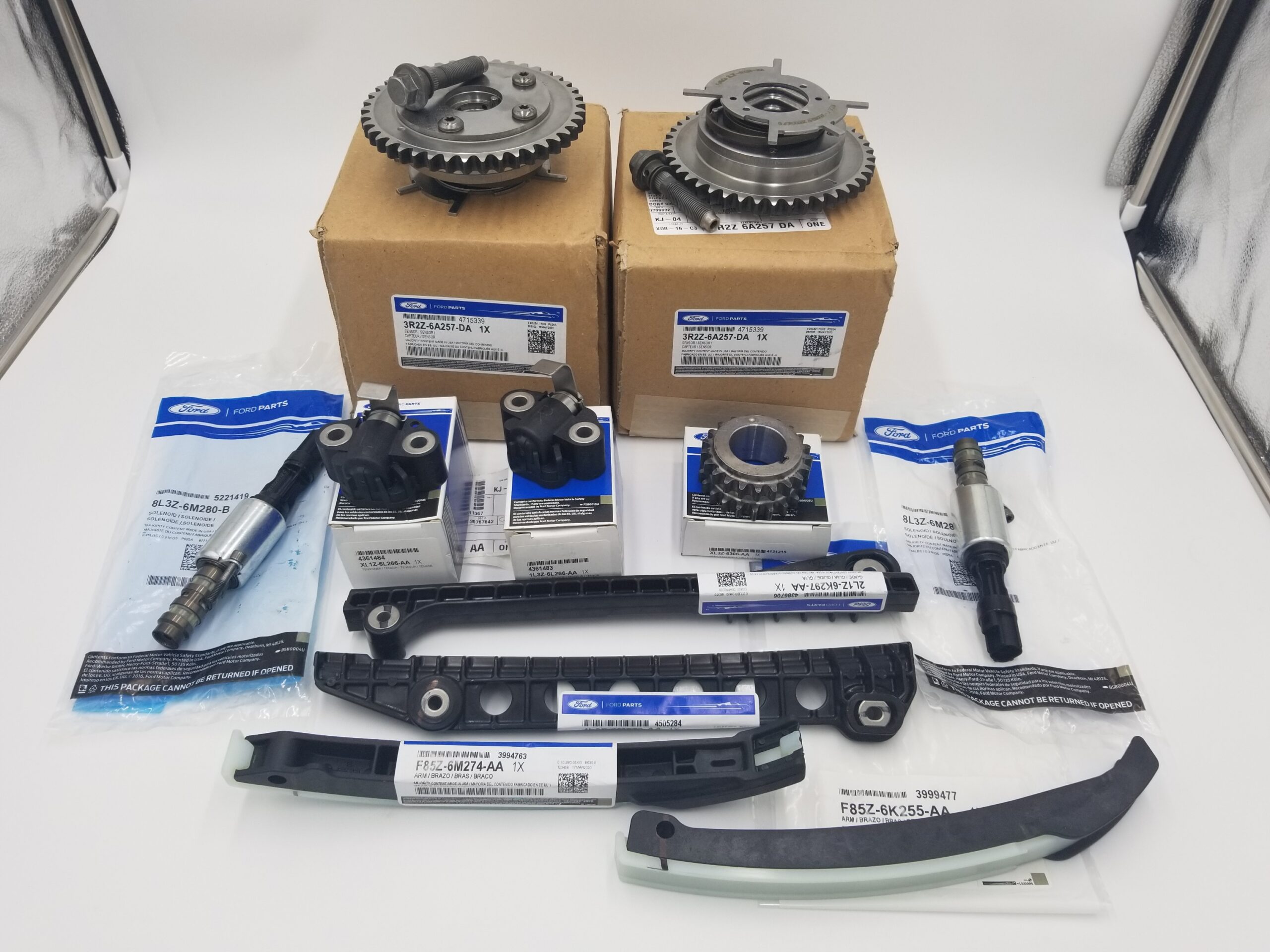 Brand New OEM Timing Chain Guides 5.4L V8, 11 Pieces, Engine Repair Kit Explorer|F-150|Expedition|F-250-350 2004-2010 (OG-60-5.4L-11-1) - Imagen 2