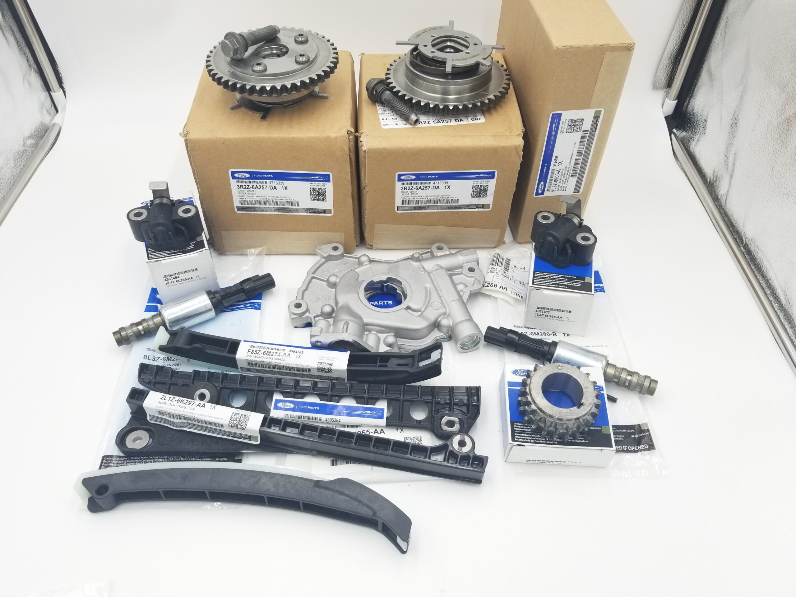 Brand New OEM Timing Chain Guides 5.4L V8, 12 Pieces, Engine Repair Kit Econoline|Excursion|Expedition|F-250-350 2004-2017 (OG-60-5.4L-12-2) - Imagen 2