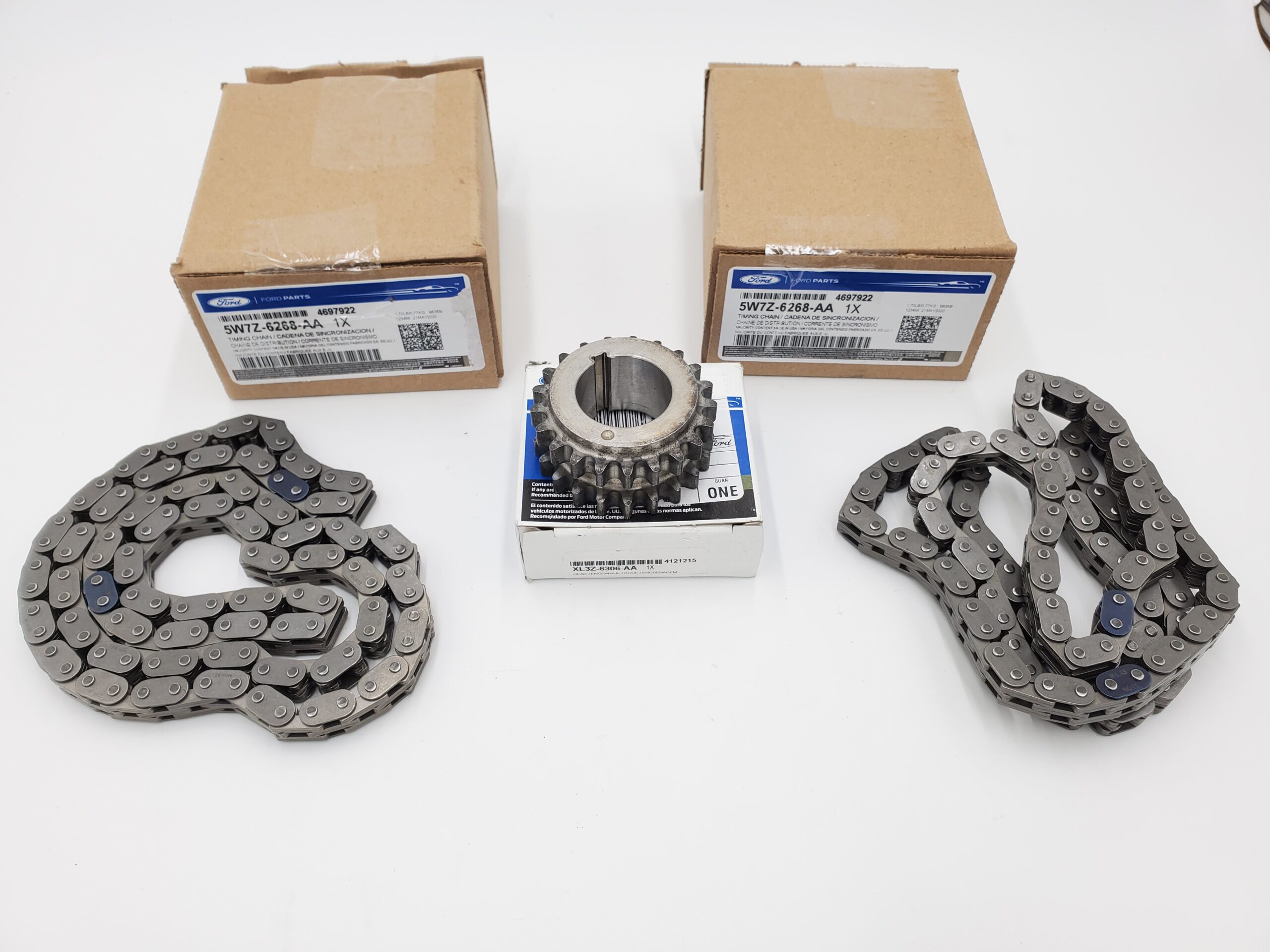 Brand New OEM Chain - Timing and Gear - Crankshaft 5.4 L V8, 3 Pieces Engine Repair Kit (OG-60-5.4L-3-2) - Imagen 2
