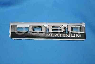 BRAND NEW OEM FENDER EMBLEM 2014-2020 FORD LOBO PLATINUM PASSENGER SIDE RH FL3Z-16720-S - Imagen 2