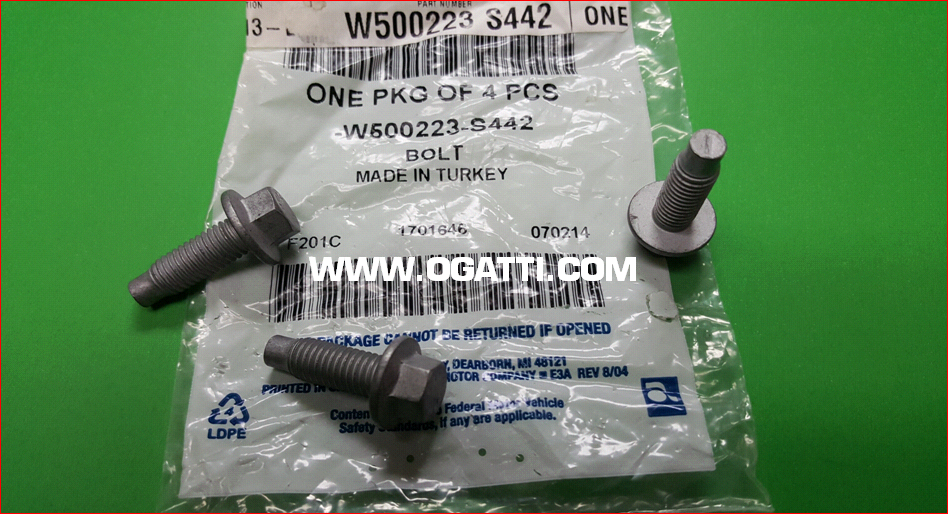 Brand New OEM BOLT - HEX.HEAD W500223-S442 |W500223| - Imagen 3