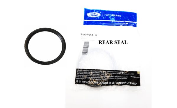 Brand New OEM  REAR Crankshaft Seal Oil, 2.5L 6 Cyl, 4.6L 8 Cyl Romeo,Windsor, 5.4 SOHC 16V, 6.8L GAS EFI V10, 4.6 SOHC V8,  3.0 V6 DOHC 24V DURATEC F4AZ-6701-A