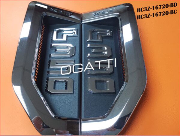 Brand New OEM NAME PLATE SET DRIVER AND PASSENGER SIDE HC3Z-16720-BD |16720|