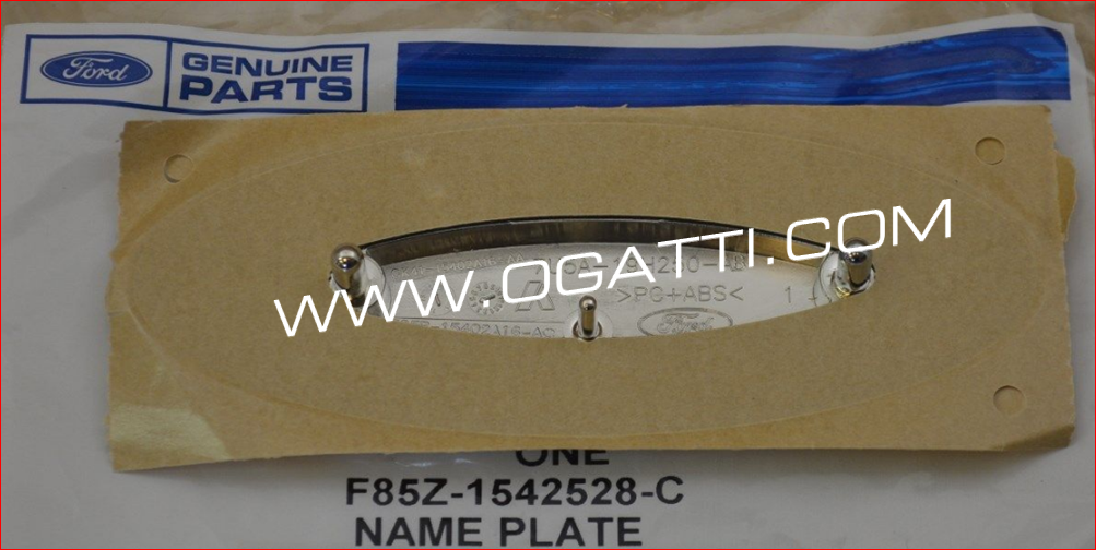 Brand New OEM NAME PLATE F85Z-1542528-C |1542528| - Imagen 3
