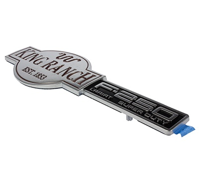 BRAND NEW OEM NAMEPLATE FOR TAILGATE F250 KING RANCH LARIAT VERSION 2004-2010 3C3Z-9942528-CA - Imagen 2