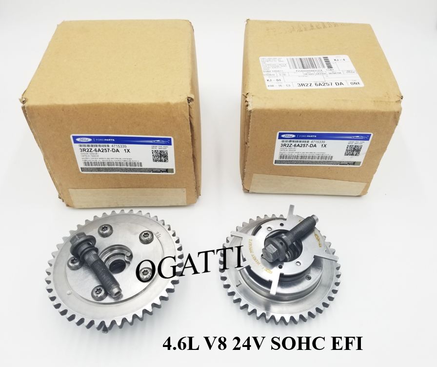 Brand New OEM Phaser Camshaft 4.6L V8 12V OHV, 5.4L V8 24V OHV 2 Pieces Engine Repair Kit (OG-60-4.6L-2-4) 3R2Z-6A257-DA - Imagen 4