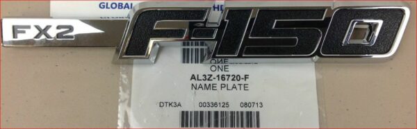 Brand New OEM NAME PLATE AL3Z-16720-F |16720|
