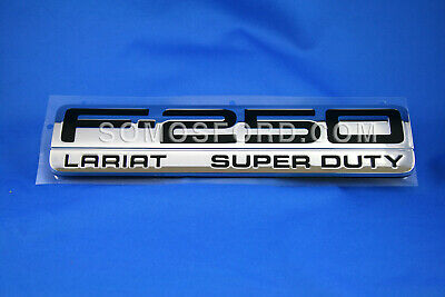 OEM NAMEPLATE FOR FENDER F250 LARIAT VERSION 2004-2010 5C3Z-16720-VA RH PASSENGER SIDE  OR DRIVER SIDE