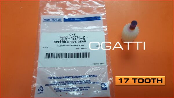 BRAND NEW FORD OEM TRANSMISSION SPEEDOMETER DRIVEN GEAR 17 TOOTH Color Clear C2DZ-17271-G