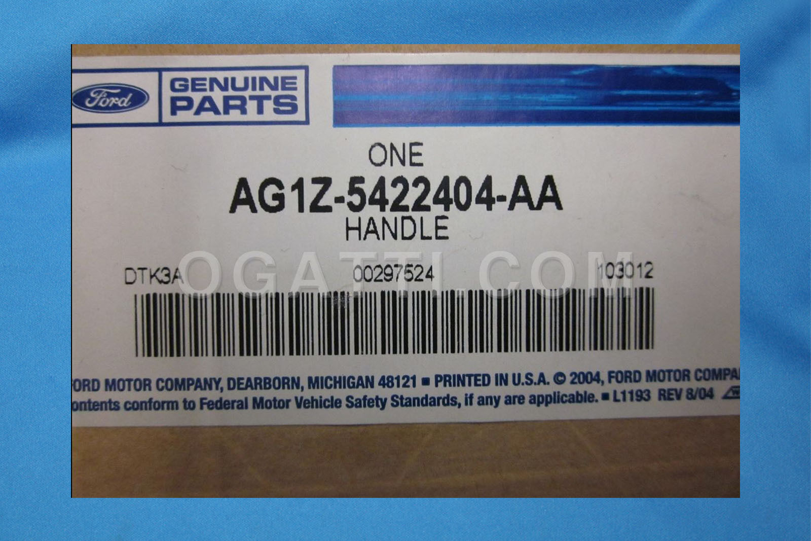 Brand New OEM HANDLE ASY - DOOR - OUTER AG1Z-5422404-AA |5422404| - Imagen 2