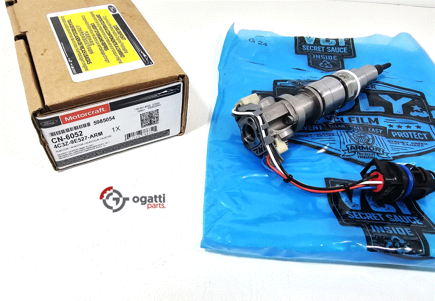 BRAND NEW KIT - FUEL INJECTOR, REMANUFACTURED OEM FUEL INJECTION NOZZLE FORD F SERIES F-250-350-450 SD 6.0L OHV DIESEL V8 - Imagen 2