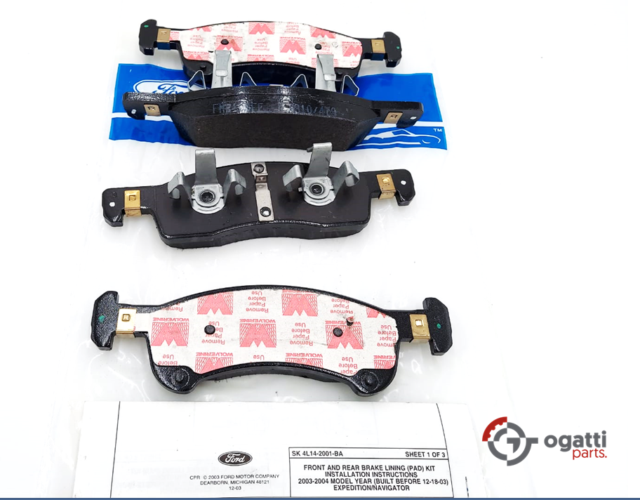 Brand New OEM Genuine Front Brake Pads Kit Expedition |Navigator SERIES 2003-2006 4L1Z-2001-AC |2V001| - Imagen 3