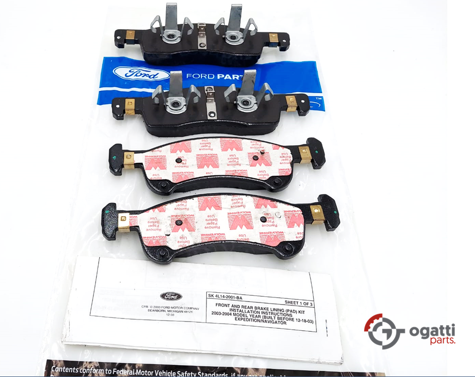 Brand New OEM Genuine Front Brake Pads Kit Expedition |Navigator SERIES 2003-2006 4L1Z-2001-AC |2V001| - Imagen 4