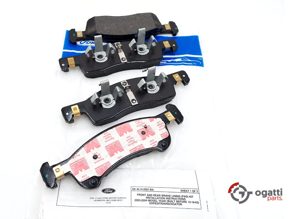 Brand New OEM Genuine Front Brake Pads Kit Expedition |Navigator SERIES 2003-2006 4L1Z-2001-AC |2V001| - Imagen 6