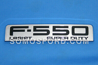 BRAND NEW OEM F550 LARIAT SUPERDUTY EMBLEM BRAND NEW OEM FORD F-550 EMBLEM 8C3Z-16720-X