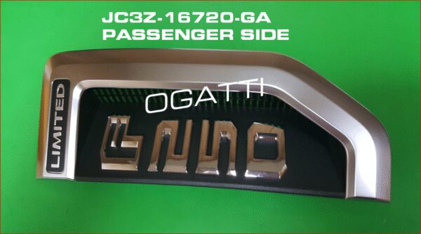 Brand New OEM NAMEPLATE FOR FENDER F250 LIMITED VERSION 2016-2022 JC3Z-16720-GA RH PASSENGER SIDE  