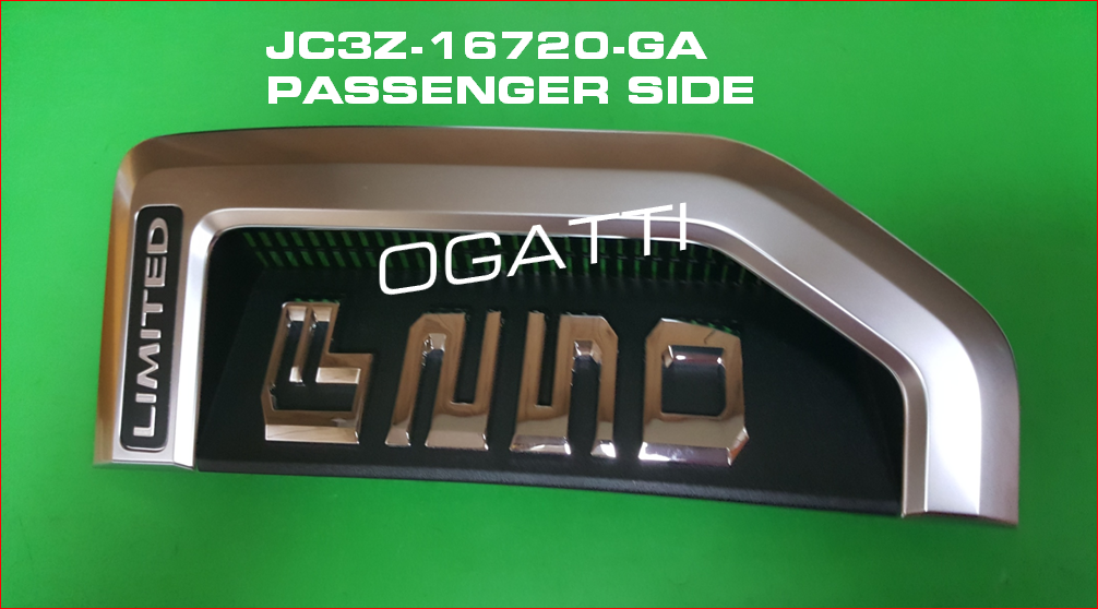 Brand New OEM NAMEPLATE FOR FENDER F250 LIMITED VERSION 2016-2022 JC3Z-16720-GA RH PASSENGER SIDE