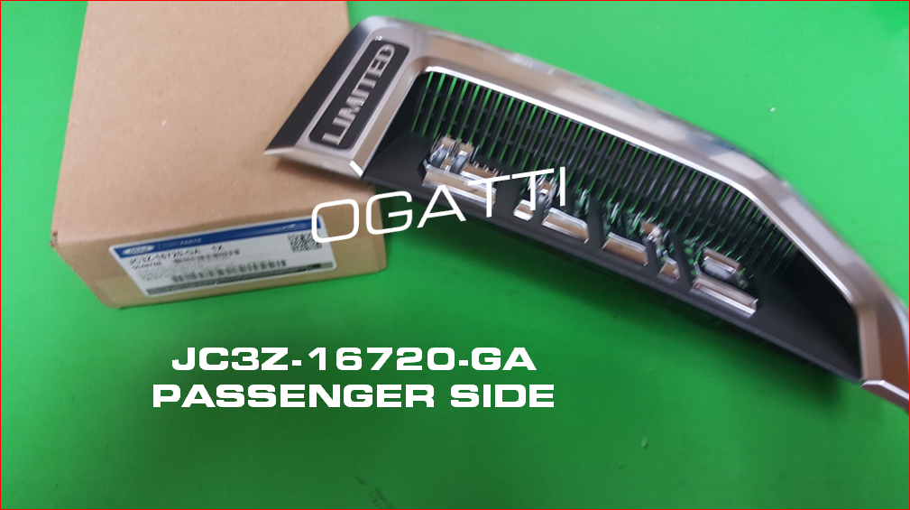 Brand New OEM NAMEPLATE FOR FENDER F250 LIMITED VERSION 2016-2022 JC3Z-16720-GA RH PASSENGER SIDE - Imagen 3