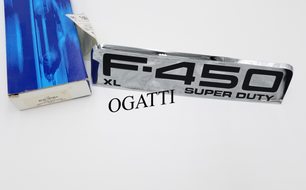 BRAND NEW OEM NAMEPLATE FOR FENDER F450 XL VERSION DRIVER SIDE - PASSENGER SIDE 2006-2010 8C3Z-16720-L - Imagen 2