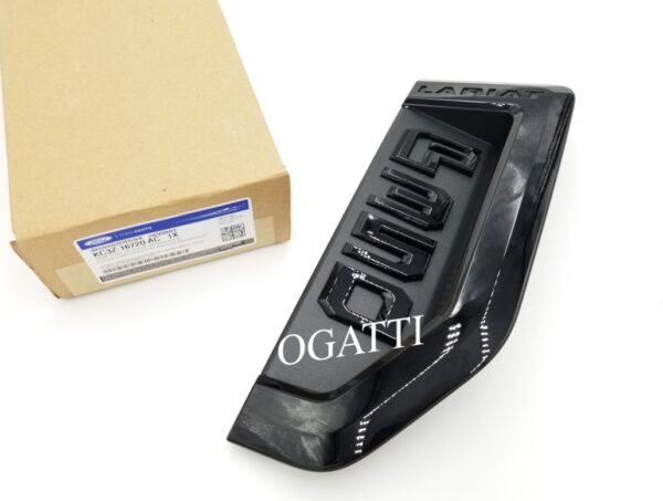 BRAND NEW OEM NAMEPLATE FOR FENDER F350 LARIAT VERSION AGATE BLACK SPORT PACKAGE 2016-2022 KC3Z-16720-AC RH PASSENGER  SIDE