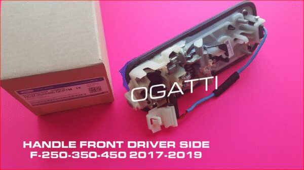 BRAND NEW OEM Front Door Handle LH Driver Side F-250-350-450-550 SD 2017-2018 BODY COLORED EXTERIOR DOOR HANDLE, POWER LOCKS W/AUTO LOCK – RELOCK, KEYLESS ENTRY/START