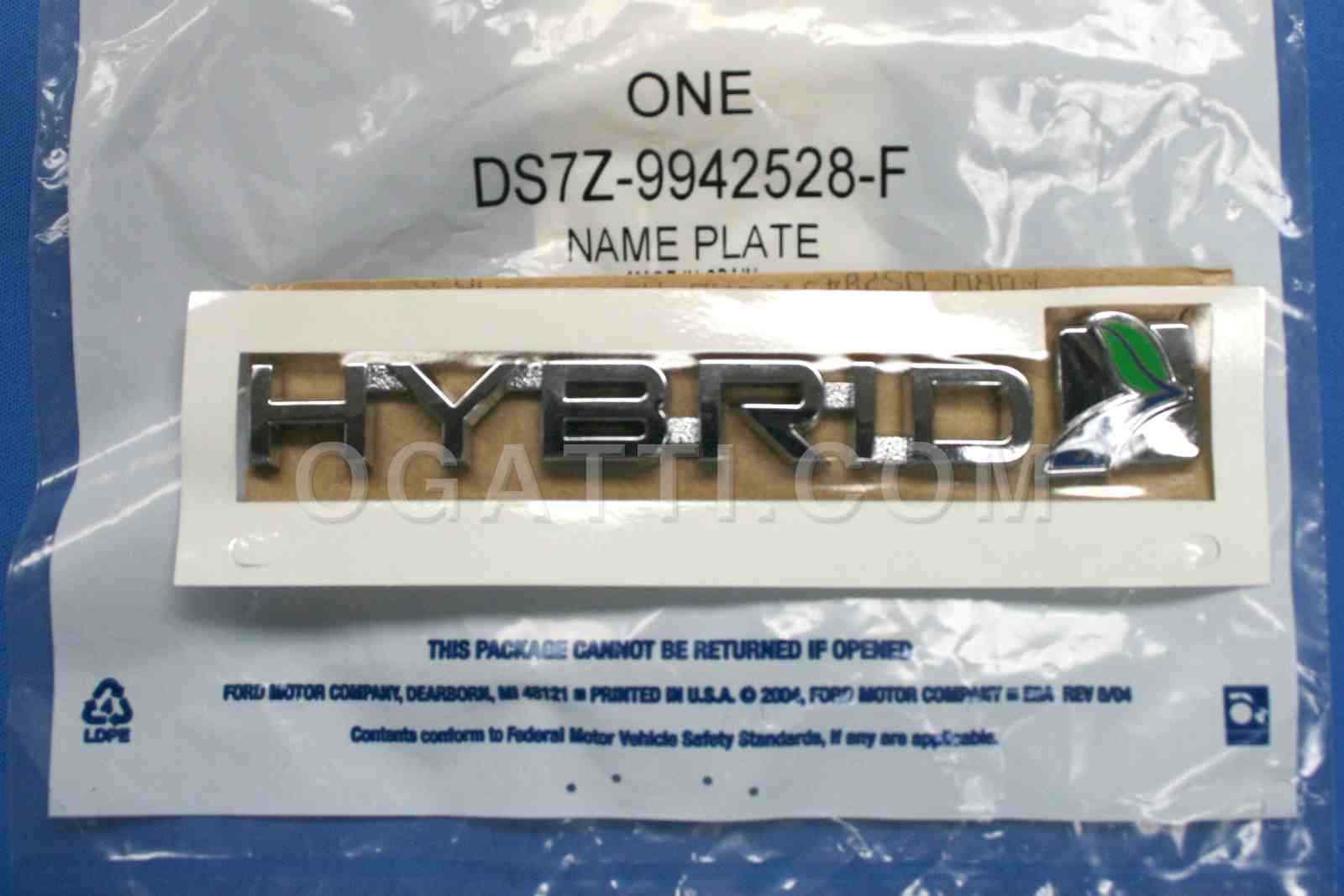 Brand New OEM NAME PLATE DS7Z-9942528-F |9942528| - Imagen 2