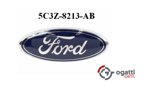 BRAND NEW OEM NAMEPLATE LOCATED IN FRONT GRILLE F-250-350-450-550 2005-2007 5C3Z-8213-AB|5C3Z-8213-AA