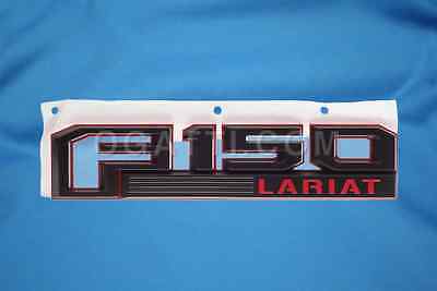 BRAND NEW OEM FENDER EMBLEM 2016-2020 FORD F150 LARIAT RED LH DRIVER SIDE GL3Z-16720-E