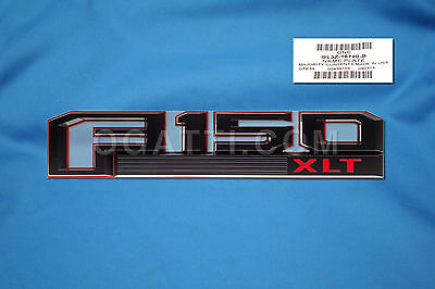 BRAND NEW OEM FENDER EMBLEM 2015-2017 FORD F150 XLT RED DRIVER SIDE LH GL3Z-16720-D