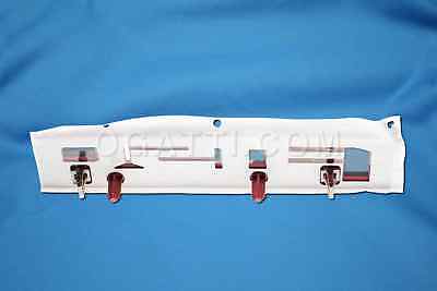 BRAND NEW OEM FENDER EMBLEM 2016-2020 FORD F150 LARIAT RED AND BLACK LH DRIVER SIDE GL3Z-16720-F - Imagen 3