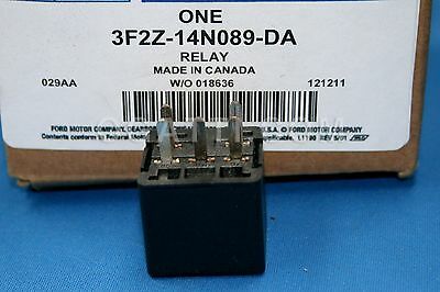BRAND NEW FORD OEM RELAY 5 BLADE TERMINAL BLACK MICRO-MULTI FUNCTION RELAY 3F2Z-14N089-DA - Imagen 4