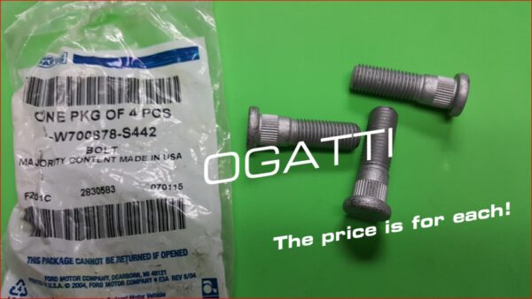 Brand New OEM BOLT - KNURLED W700678-S442 |W700678|