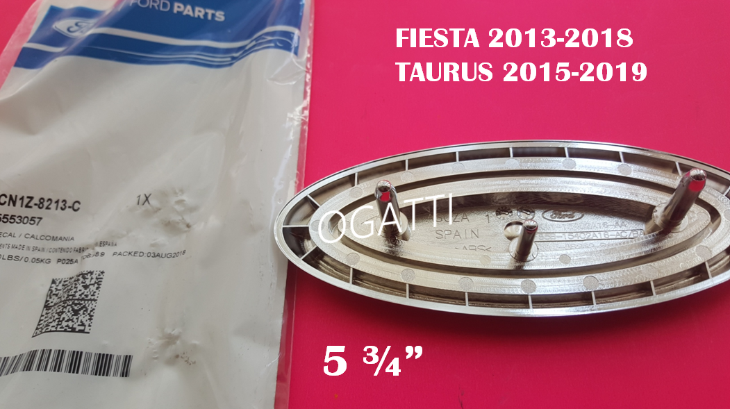 BRAND NEW OEM OVAL FORD NAMEPLATE FOR FRONT GRILLE FIESTA 2011-2019 TAURUS 2013 CN1Z-8213-C | BE8Z-8213-A - Imagen 3