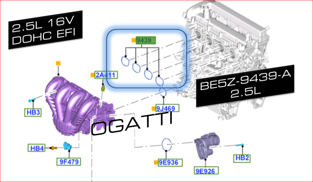 Brand New OEM GASKET - INTAKE MANIFOLD 8E5Z-9439-A |9439|
