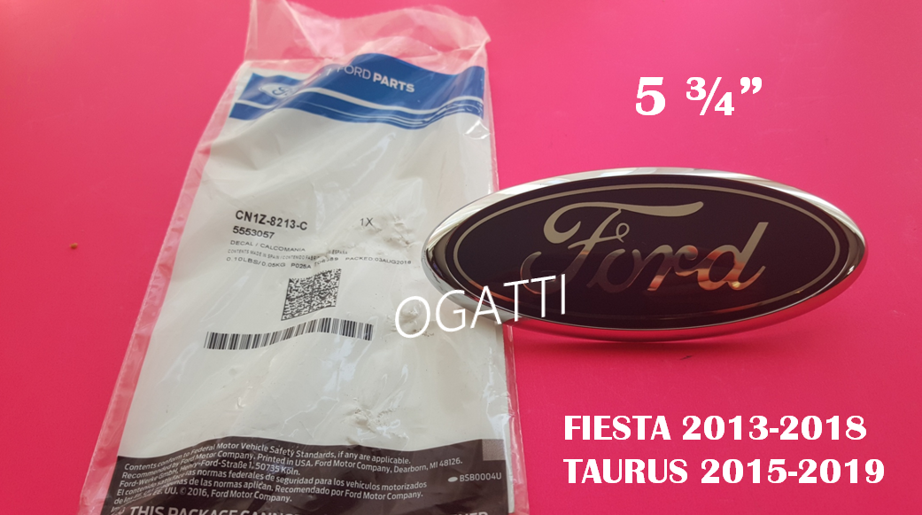 BRAND NEW OEM OVAL FORD NAMEPLATE FOR FRONT GRILLE FIESTA 2011-2019 TAURUS 2013 CN1Z-8213-C | BE8Z-8213-A - Imagen 2