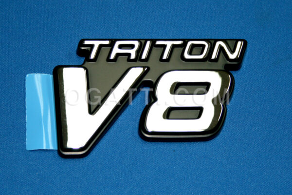BRAND NEW OEM NAMEPLATE FOR FENDER TRITON V8 VERSION 1999-2004 F81Z-16720-AZ PASSENGER SIDE  OR DRIVER SIDE
