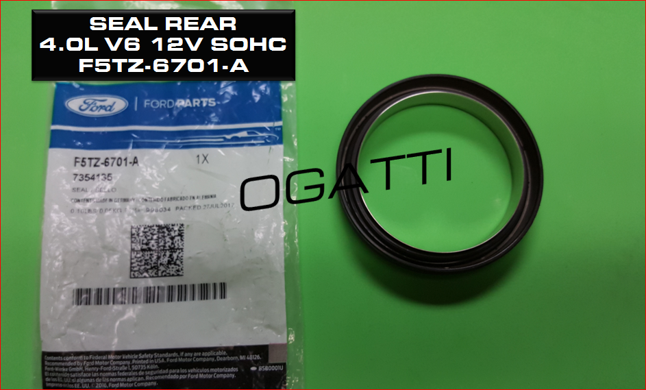 Brand New OEM SEAL ASY - CRANKSHAFT OIL F5TZ-6701-A |6701| - Imagen 2