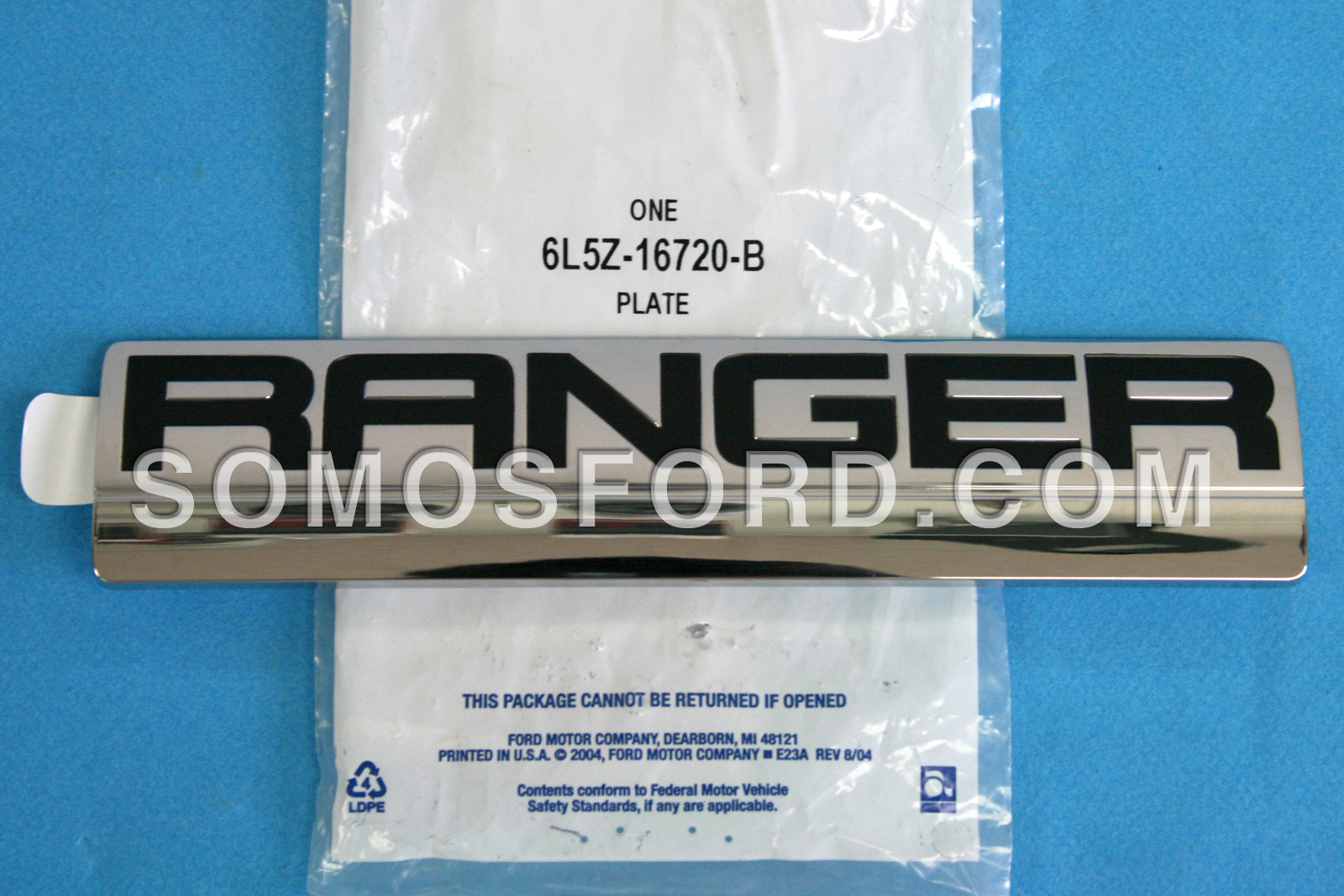 Brand New Ford Ranger XLT Emblem 2006-2011 RH or LH Original Part - Genuine OEM #6L5Z-16720-A - Imagen 4