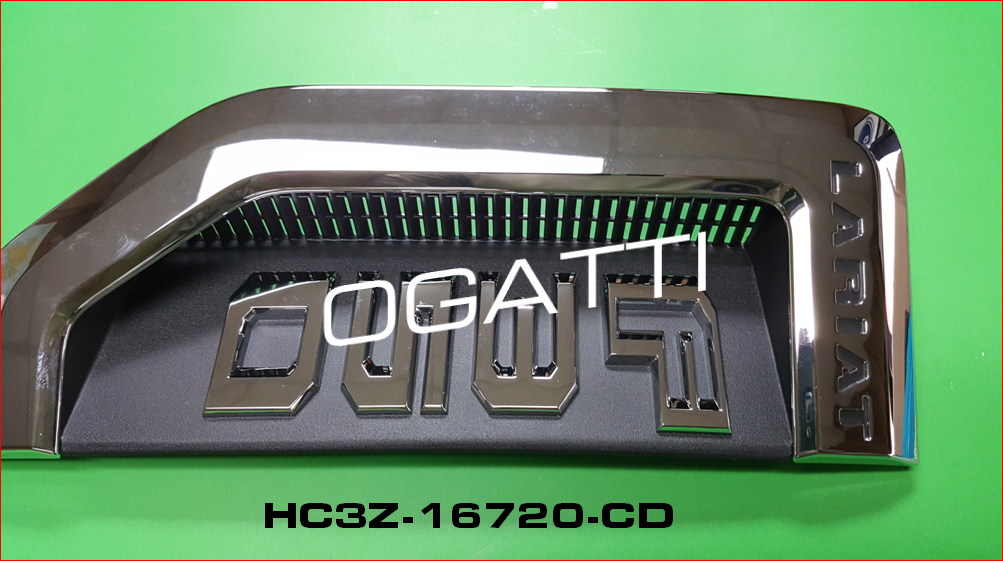 BRAND NEW OEM NAMEPLATE FOR FENDER F-350 LARIAT VERSION 2016-2022 DRIVER SIDE LH HC3Z-16720-CD - Imagen 2