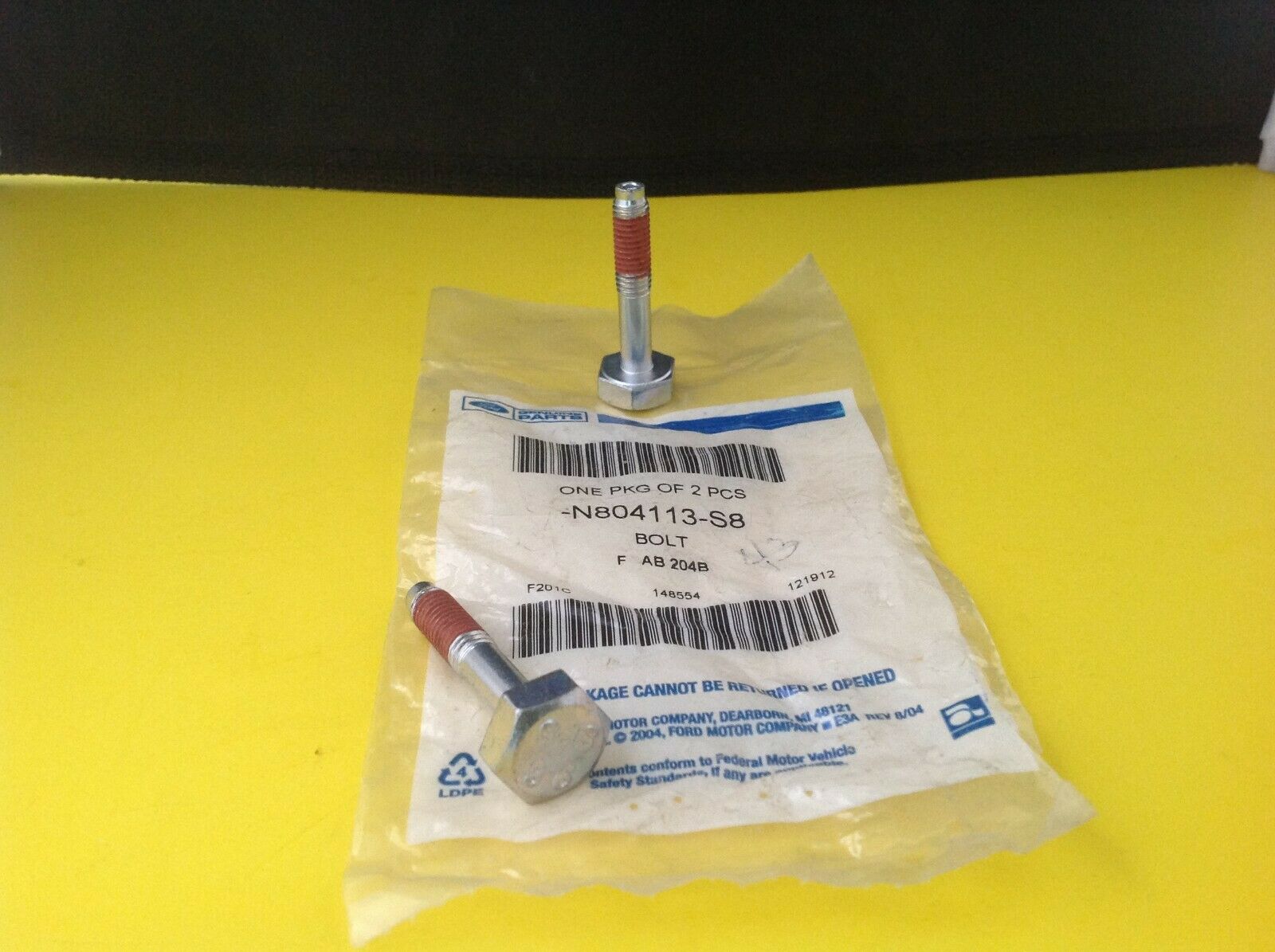 Brand New OEM BOLT M8X1.25X43.5 HEX HD PLT N804113-S8 |B N8041| - Imagen 3